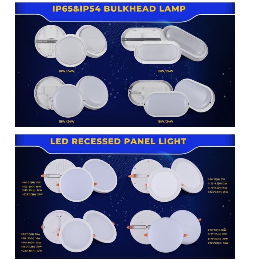 Najbolj prodajana LED panelna svetilka in LED pregradna svetilka